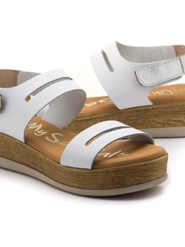 Sandalia Oh My Sandals 4341 Blanca para Mujer