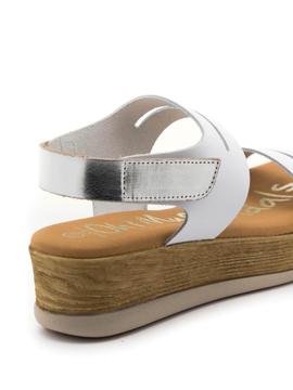 Sandalia Oh My Sandals 4341 Blanca para Mujer