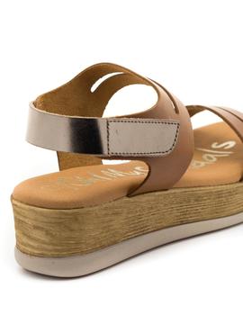 Sandalia Oh My Sandals Marrón para Mujer