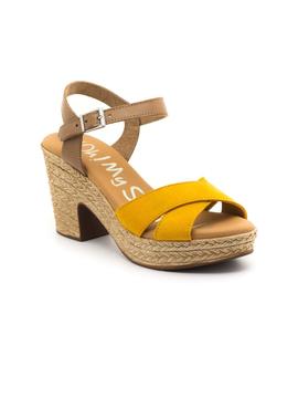 Sandalia Oh My Sandals 4376 Mostaza Para Mujer