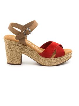 Sandalia Oh My Sandals 4376 Roja para Mujer