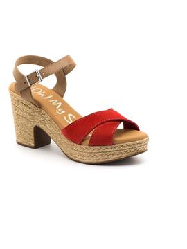 Sandalia Oh My Sandals 4376 Roja para Mujer