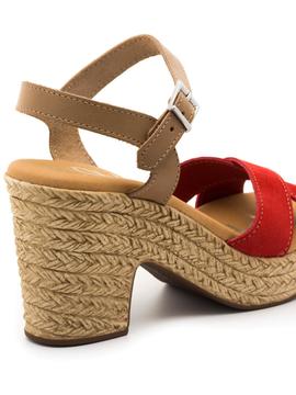 Sandalia Oh My Sandals 4376 Roja para Mujer