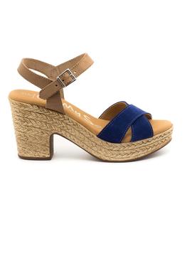 Sandalia Oh MY Sandals 4376 Azul Para Mujer