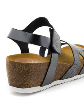 Sandalia Oh MY Sandals Plomo Para Mujer