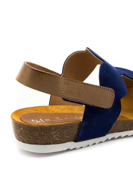 Sandalia Oh MY Sandals 4390 Azul para Mujer