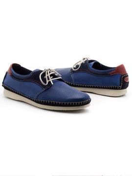 Zapatos Fluchos Komodo Azules para Hombre