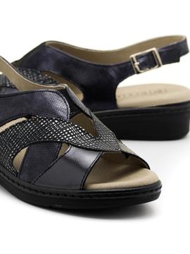 Sandalias Pitillos 5502 Negras para Mujer