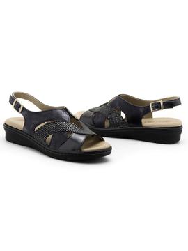 Sandalias Pitillos 5502 Negras para Mujer