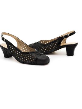 Zapatos Trebede 561 Negros De Piel para Mujer