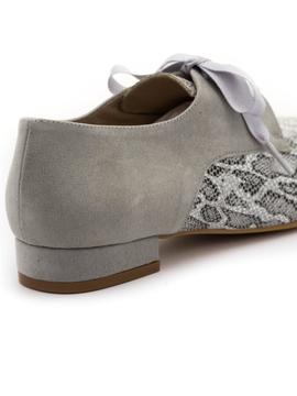 Zapatos Trebede 312 Gris Serpiente para Mujer