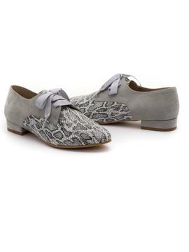 Zapatos Trebede 312 Gris Serpiente para Mujer