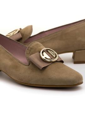 Zapatos Esteve Ventura De Piel Taupe