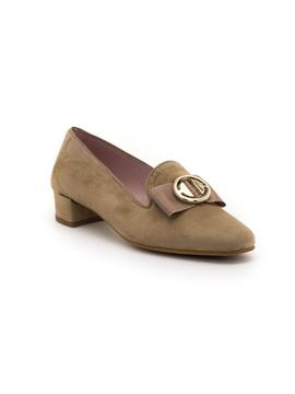 Zapatos Esteve Ventura De Piel Taupe