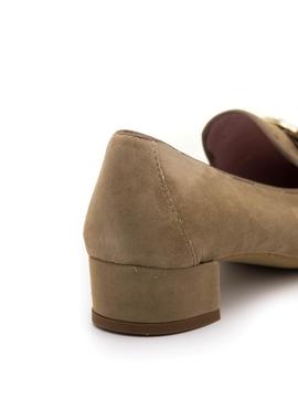 Zapatos Esteve Ventura De Piel Taupe