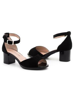 Sandalias Pitillos 5565 Fiesta Negras para Mujer