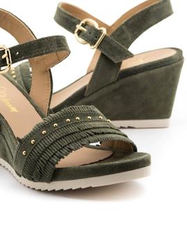 Sandalias Alpe 4266 De Piel Militar