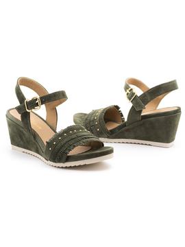 Sandalias Alpe 4266 De Piel Militar