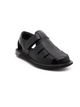 Sandalias Callaghan Leban De Piel Negras para Hombre