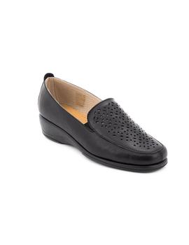 Zapato Flex-Go De Piel Negro ST0143
