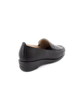 Zapato Flex-Go De Piel Negro ST0143