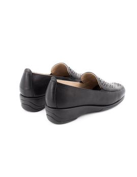 Zapato Flex-Go De Piel Negro ST0143