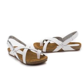 Sandalias Yokono IBIZA-718 De Piel Blancas