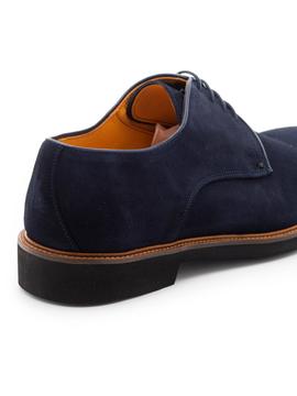 Zapato Esteve Serraje Azul para Hombre