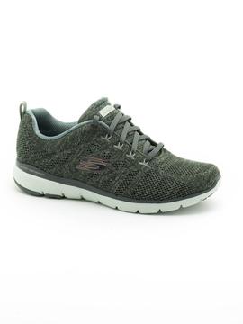 Deportivos Skechers High Tides Verdes para Mujer