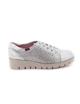 Zapato Callaghan De Piel Plata 89841