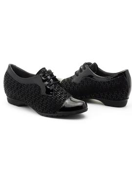 Zapatos Pitillos 3951 Negros cuña oculta para Mujer