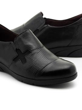 Mocasín Pitillos 2973 Negro para Mujer