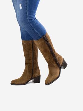 Botas Alpe 4328 Campera Cuero para Mujer