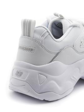 Deportivos Skechers D'Lites Blancos para Mujer