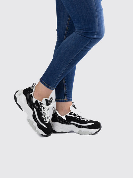 Capataz Saludo En particular Deportivo Skechers D'Lites Negro para Mujer en Monchel