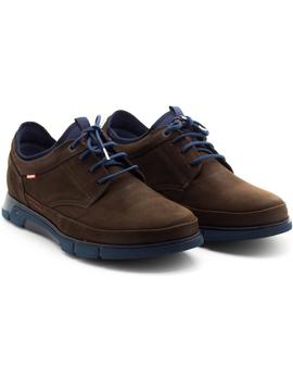 Blucher Fluchos 9853 Marron Nobuck Para Hombre