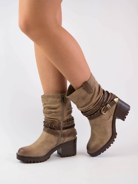 Botas Mtng Glass Taupe para Mujer