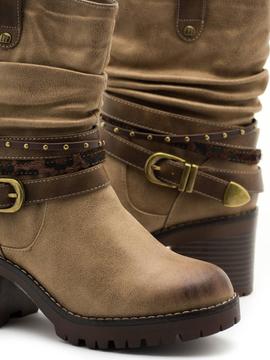 Botas Mtng Glass Taupe para Mujer