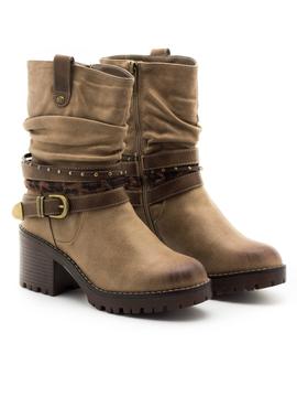 Botas Mtng Glass Taupe para Mujer