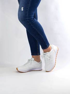 Deportivo Skechers 699 Old School Blanco Para Mujer