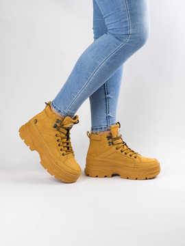 Botines Mtng Tanke Camel para Mujer