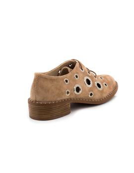 Zapato Alpe De Piel Nude 36241121