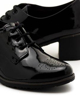Zapatos Charol Pitillos 5736 negros Mujer Monchel
