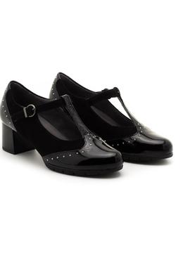 Zapato Pitillos 5751 Mercedes Negro para Mujer