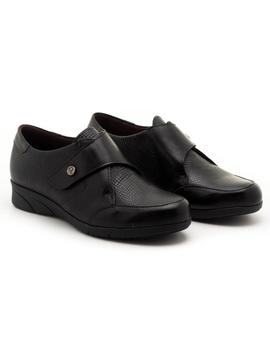 Zapatos Pitillos 2972 Velcro Negros para Mujer
