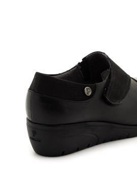 Zapato Pitillos 2991 Velcro Negro para Mujer