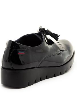 Mocasines Callaghan 89833 Charol Negros para Mujer