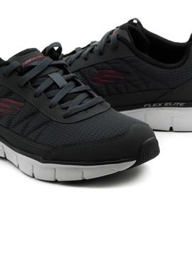 Deportivos Skechers Synergy Grises para Hombre