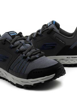 Deportivos Skechers Escape Plan Grises para Hombre