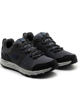 Deportivos Skechers Escape Plan Grises para Hombre